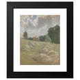 thumbnail image 2 of Appleton Brown 12x14 Black Modern Framed Museum Art Print Titled - Landscape With&nbsp;Hay, 2 of 5