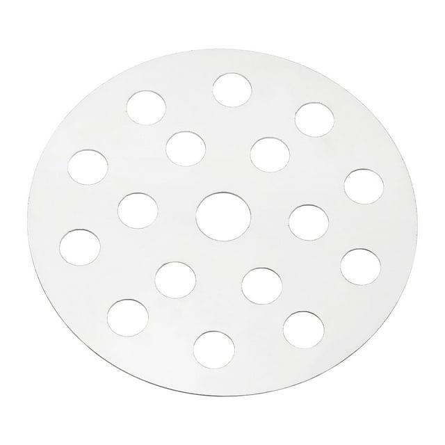 Uxcell Grille de Foyer Inférieure, Grille Ronde de Barbecue 6,3 Pouces de Remplacement en Acier Inoxydable