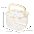 thumbnail image 4 of Birdeem Portable Fruit Basket Ice Bucket, Essential Ice Buckets for Parties, Table and Kitchen Counter Fruit Bowl, Champagne Bucket, Storage for Vegetable Snack Bread, 4 of 10