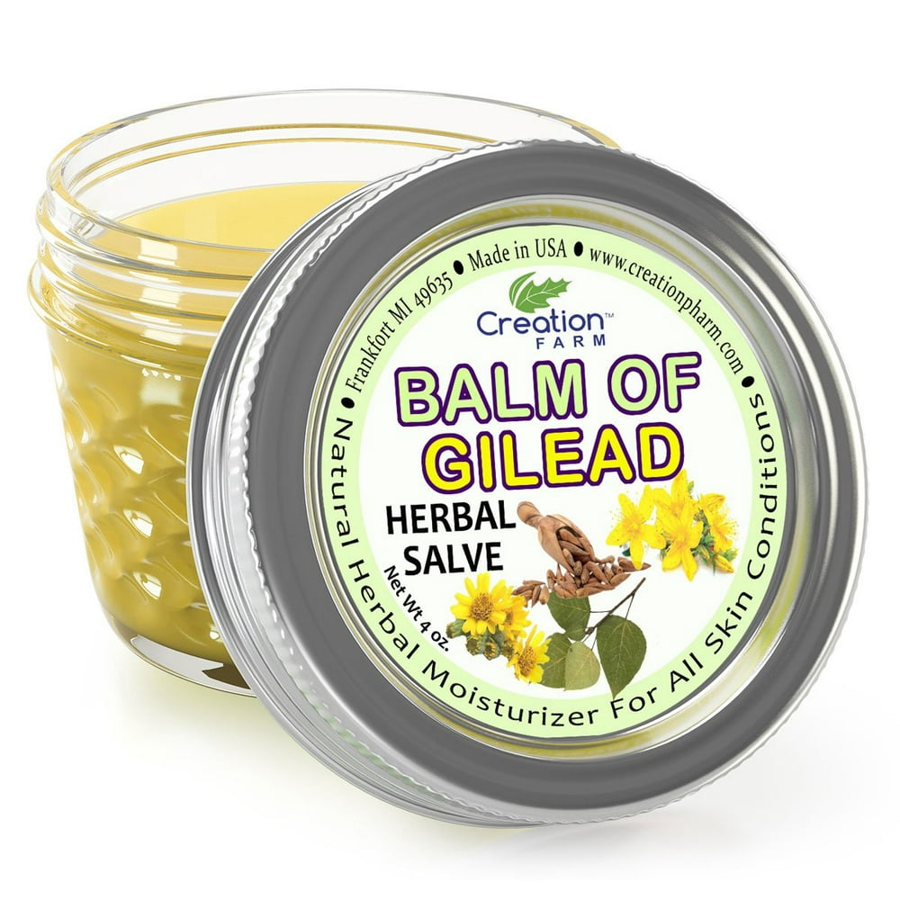 Balm Of Gilead Herbal Salve Jar 4 Oz Balm Of Gilead Balm De Gilead