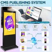 RDYMONKEY 65 4K UHD Android 11 Touch Screen Digital Signage Kiosk - Commercial Display with Custom Logo, 24/7 Operation & (ZP-65-4K-AND-11)