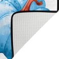 thumbnail image 5 of Dreamtimes Watercolor Blue Pumpkins Area Rug, 36"x24" Thanksgiving Day Non-Slip Washable Indoor Door Mat, Absorbent Floor Mat for Bedroom Kitchen Entryway Bathroom, 5 of 7