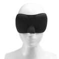 thumbnail image 2 of Sleep Eye Mask Sleeping Eye Blindfold Black Travel Sleep Aid Rest, 2 of 5