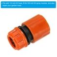 thumbnail image 3 of 11/16" Hose Repair Connector Extender, 20 Pcs Plastic Garden Hose Repair Water Hose Connectors, Marigold, 3 of 6