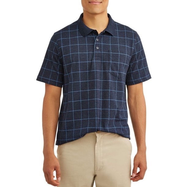 Men's Pattern Jersey Polo Shirt