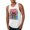 White, variant on Dean Russo Cosmic Trash Panda Animal Lover Mens Graphic Tank Top, Black, 3X-Large
