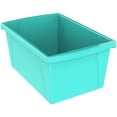 thumbnail image 2 of Storex Medium Classroom Storage Bin, Teal, Pack of 2, 2 of 4