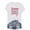 White, variant on Gibobby Ladies Independence Day Happy 4th Of July Printed Short Sleeved T Shirt Top(XXL,Pink)
