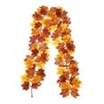 thumbnail image 2 of Guirnalda de hojas de otoño Guirnalda de otoño Hogar Acción de Gracias Decorativo Realista Chimenea Estilo A, 2 of 9