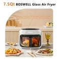 thumbnail image 3 of Freidora de aire BOSWELL con bowl de vidrio transparente de 7,5 qt, 3 of 6