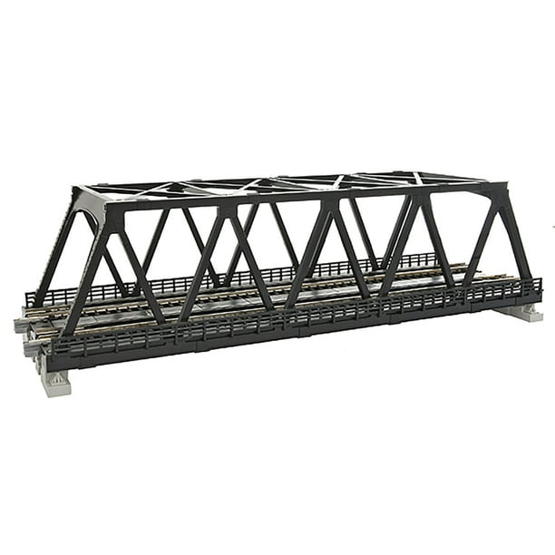 Kato 248mm (9 3/4") Double Track Truss Bridge, Black - Walmart.com