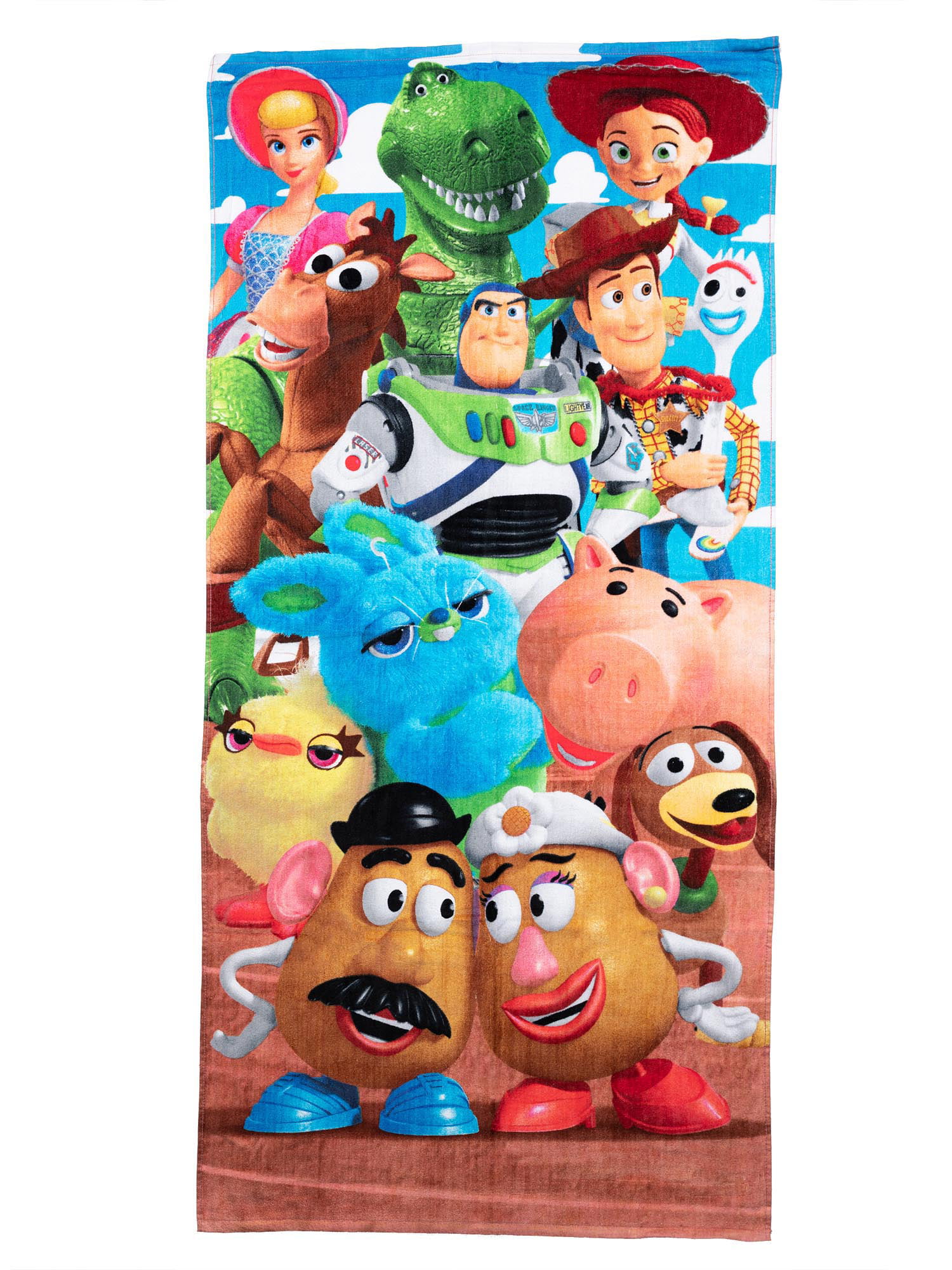 Disney Pixar Toy Story 4 Buzz Lightyear & Woody Beach Towel 28 in x 58 in Pool 