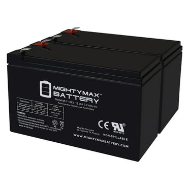 12V 7Ah F2 Replacement Battery for APC SmartUps 2200 RMI3U - 2 Pack