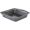 thumbnail image 2 of Wilton Excelle Elite 9-Inch Square Steel Grey Nonstick Kitchen Baking Pan, 2 of 4