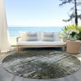 thumbnail image 6 of Addison Rugs Chantille Indoor/Outdoor Transitional Modern Taupe Washable Round Rug, 8' x 8', 6 of 6