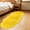 #2 Upgraded - Extra Long - Yellow, variant on Dmlowu Extra Long Runner Rug, Non-Slip Washable Kitchen Mats for Floor, Fluffy Plush Solid Color Rugs for Living Room Hallway, "15.7 x 31.4"