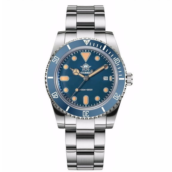 ADDIESDIVE Professional Diver Watch for Men - Japanese Quartz Movement, 200m Waterproof, Ceramic Bezel & Super-Lume Men's Watch