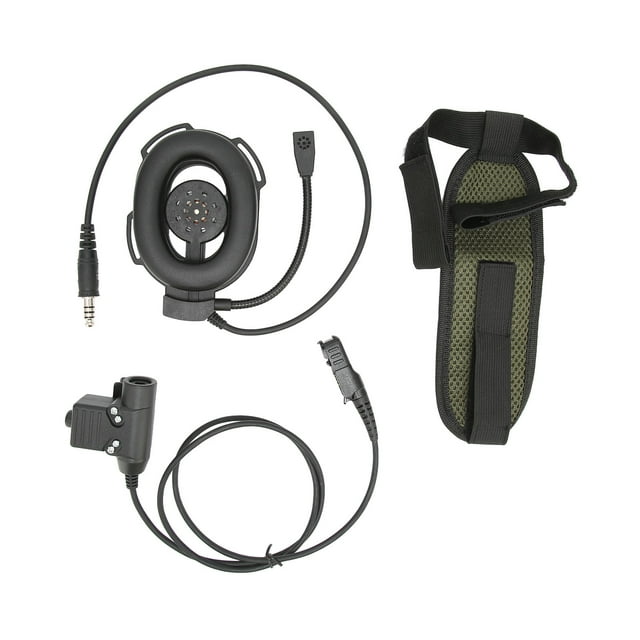 Auricular para casco de motocicleta, casco Flexible, auriculares Unilateral para Motorola XiR P6600 P6620 DP2400 MTP3250 DEP550 DP2400, color negro