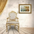 thumbnail image 3 of Obuchovsky, Yury 14x10 Gold Ornate Wood Framed with Double Matting Museum Art Print Titled - Cafe near Sea, 3 of 4
