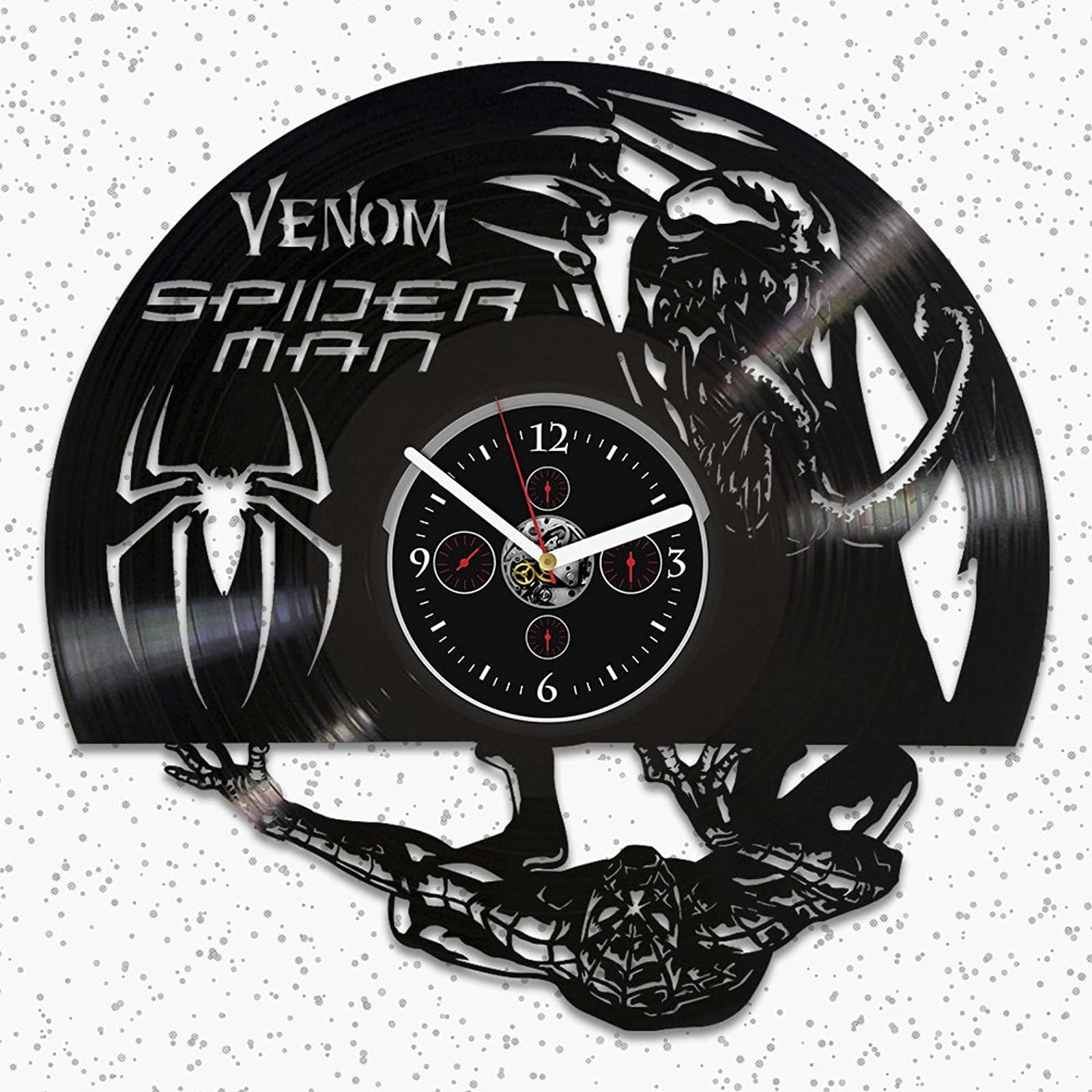 Gifts for Marvel Fans Marvel Heroes Vinyl Wall Clock Marvel Legends Wall Art Marvel Heroes Wall Decor