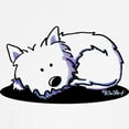 thumbnail image 3 of CafePress - Nap Time Westie Ringer T - 100% Cotton Ringed T-Shirt, 3 of 4