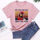 thumbnail image 2 of Moda Mujer Impresión O-cuello Camiseta Manga corta Casual Tee Tops Blusa Fridja gope590, 2 of 5