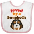 thumbnail image 3 of Inktastic Bernedoodle Dog Lover Boys or Girls Baby Bib, 3 of 4