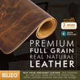 thumbnail image 3 of Genuine Leather Desk Pad - Large Desk Mat for Keyboard and Mouse - Office Desktop Protector - 31x15.6 - Antique Design - 3mm Thickness, 3 of 4