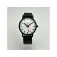 thumbnail image 2 of Mondaine Essence 41mm White Dial Quartz Mens Watch MS1.41110.RB, 2 of 4