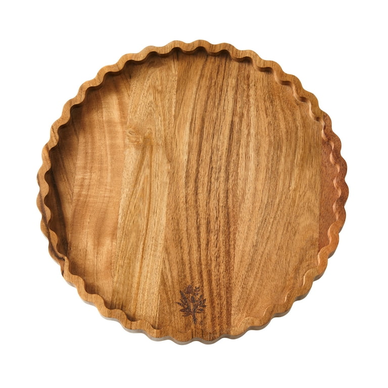 The Pioneer Woman Acacia Wood Lazy Susan, 12