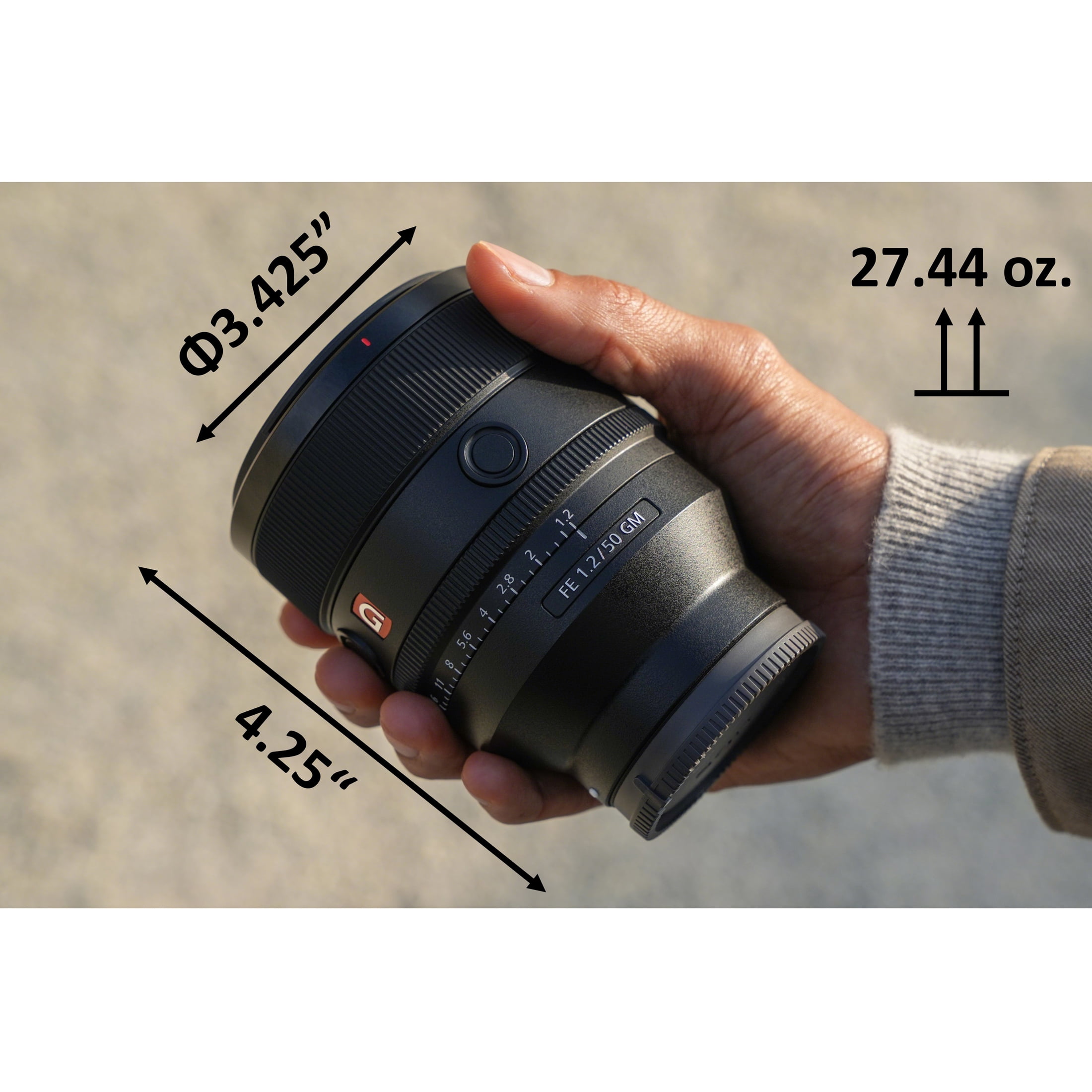 Black Sony FE 50mm F1.2 GM Full-Frame Large-Aperture G Master Lens, E Mount  at Rs 81205/piece in Ahmedabad