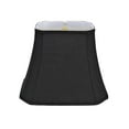 thumbnail image 4 of Aspen Creative 34046 Transitional Oblong Cut Corner Bell Spider Construction Lamp Shade in Black, 12" wide (10" x 12" x 13"), 4 of 6