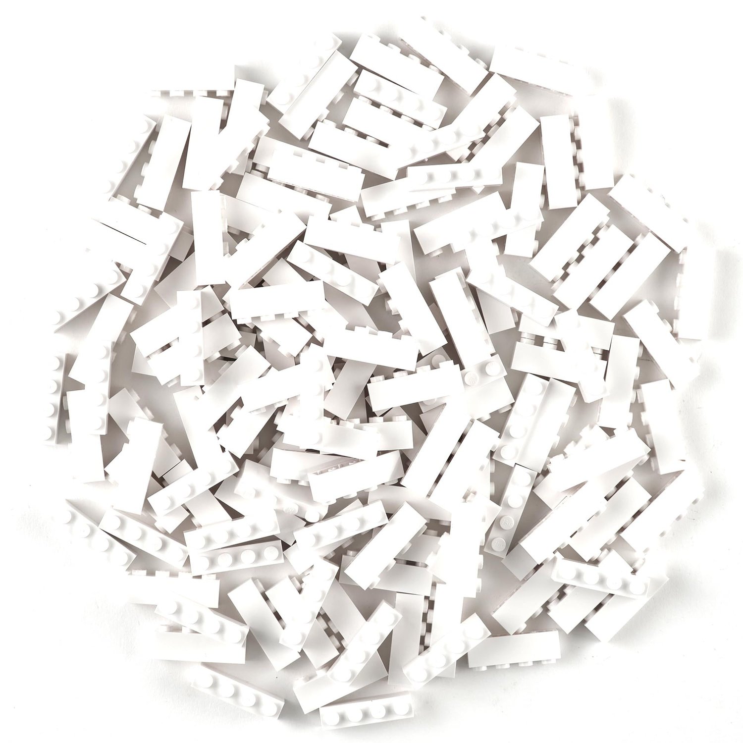Strictly Briks Building Set Starter Kit - Kid Toy & Play Kit for Age 3+ - Toy Building Set Compatible with Lego - Durable Bricks Encourage Imagination - 144 Pieces 1x4 Peg White