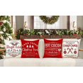 thumbnail image 2 of Farmhouse Christmas Pillow Covers 18x18 Set of 4 Winter Holiday Decorations Xmas Red White Rustic Throw Cushion Case for Sofa Couch Home Decor (Sleigh Rides, Farm Fresh Tree, Cocoa, Candy Canes), 2 of 7