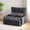 DGrey, variant on GOODONE Convertible Floor Sofa,Bean Bag Sofa with Pillows,Multifunctional Lazy Sofa with Pillows,Adult Reading Chair,Suitable for Bedroom or Living Room,Green,Single