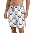 thumbnail image 2 of Naloa Cool Dog Men's Beach Shorts, Surfing shorts, Swim trunks, Quick Dry Swim Trunks for Surfing Beach Fun - Small, 2 of 9