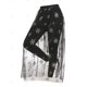 thumbnail image 2 of Pantalones Guardapolvos Trasparente Malla Diseño Copo de Nieve Tamaño Plus Rosegal  Pantalones de talla grande, 2 of 5