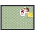 thumbnail image 2 of PinPix 28x20 Custom Cork Bulletin Board Green Chain Poster Board Has a Fabric Style Canvas Finish, Framed in Green Chain, by ArtToFrames (PinPix-572), 2 of 6