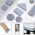 thumbnail image 2 of Almohadilla deslizante redonda para muebles, 50mm, 4 Uds., Bases de mesa, Protector para silla, patas, posavasos, suelo de alfombra, 2 of 5