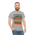 thumbnail image 3 of DJH Apparel | Easily Distracted By Orange & Green Sports Unisex Cotton Tee, 3 of 6