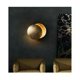 thumbnail image 3 of Lámpara de pared de latón con luz cálida de 7 W para dormitorio, lámpara de luna para dormitorio, lámpara de escalera de pasillo con eclipse solar, 20 cm, 3 of 5