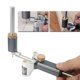 thumbnail image 1 of Arco lineal para carpintería, regla trazadora de doble propósito, herramienta de dibujo de línea paralela, medidor de medición, herramientas de trazado multifuncionales para carpintería DIY, 1 of 5