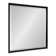 thumbnail image 1 of Kate and Laurel Calter Miroir Mural Carré Encadré, 29,5 x 29,5, Noir, 1 of 2