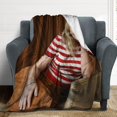 thumbnail image 4 of Sexy #1 Emily Blunt Blanket Ultra Soft Flannel Fleece Blanket Stylish Bedroom Living Room Sofa Warm Blanket All Season Use 40"*50" （100 * 130cm）, 4 of 6