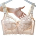 thumbnail image 3 of safuny Push-Up Bra for Women Lace Ultra Light Lingerie with Color Double Bra Comfort Daily Brassiere Underwear Beige S, 3 of 5
