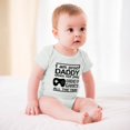 thumbnail image 3 of Proof Daddy Does Not Play Video Games All The Time - Baby Clothes - Funny Newborn Bodysuit Outfits for Boys White-style-1 24months, 3 of 7