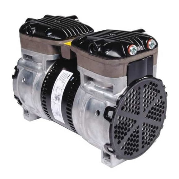 Gast Piston Air Compressor,1/2 HP,115/230VAC 87R555-V101-N470X