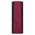 thumbnail image 5 of Jacob Alexander Men's Tone on Tone Metallic Regular Length Neck Tie - Burgundy, 5 of 5