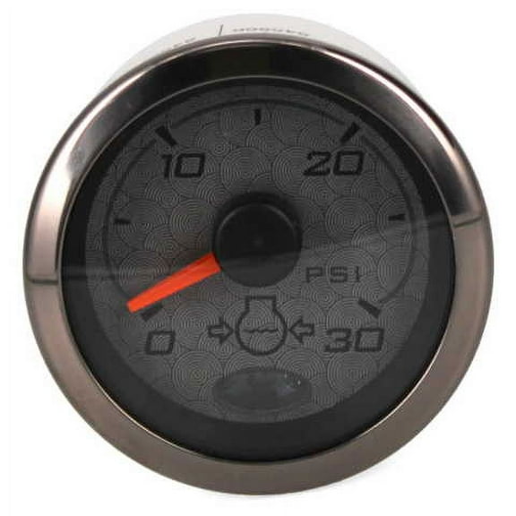 Beede Boat Water Pressure Gauge 947935 | Bass Cat 2 1/8 Inch Gray