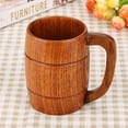 thumbnail image 4 of Tasse en Bois, Classique Bois Massif Naturel Tasse à Bière Qualité Inégalée, 4 of 8